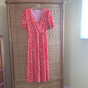 Lush faux wrap summer dress